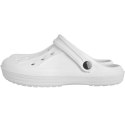 DAMSKIE KLAPKI ogrodowe/basenowe buty LEKKIE chodaki PIANKOWE BIAŁE/38
