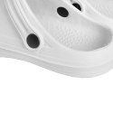 DAMSKIE KLAPKI ogrodowe/basenowe buty LEKKIE chodaki PIANKOWE BIAŁE/38