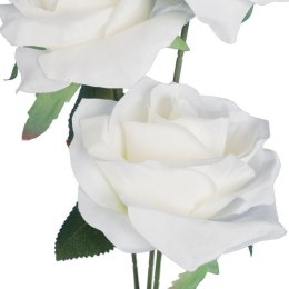 GAŁĄZKA 3 RÓŻ 66 cm KOLOR BIAŁY