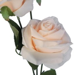 GAŁĄZKA 3 RÓŻ 66 cm KOLOR KREM