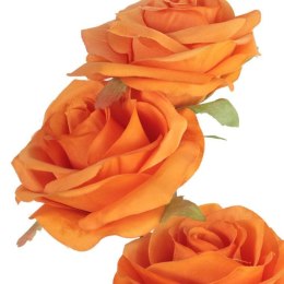 GAŁĄZKA 3 RÓŻ 66 cm KOLOR POMARAŃCZOWY
