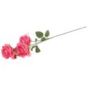 GAŁĄZKA 3 RÓŻ 66 cm KOLOR RÓŻOWY