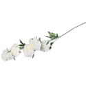 GAŁĄZKA 5 PIWONII 76 cm KOLOR BIAŁY