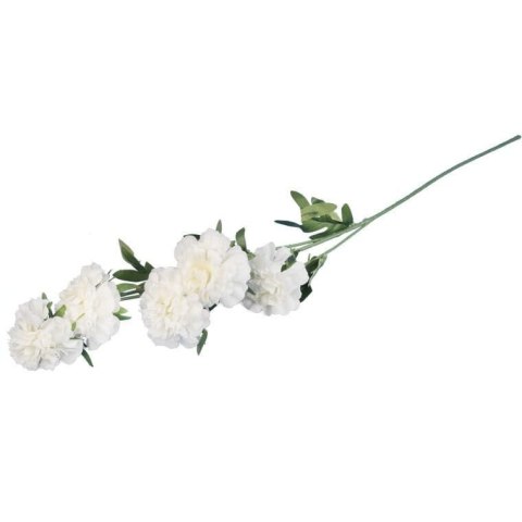GAŁĄZKA 5 PIWONII 76 cm KOLOR BIAŁY