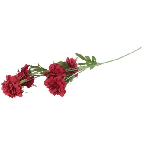 GAŁĄZKA 5 PIWONII 76 cm KOLOR CZERWONY