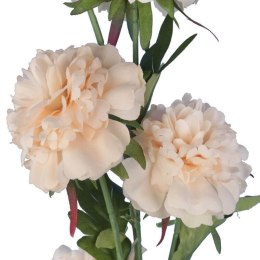 GAŁĄZKA 5 PIWONII 76 cm KOLOR KREMOWY