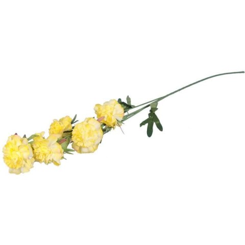 GAŁĄZKA 5 PIWONII 76 cm KOLOR ŻÓŁTY