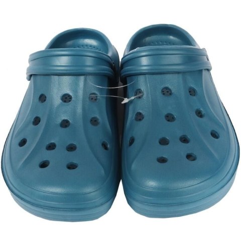 MĘSKIE KLAPKI ogrodowe/basenowe buty LEKKIE chodaki PIANKOWE NIEBIESKIE 41