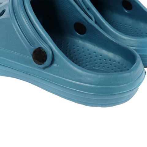 MĘSKIE KLAPKI ogrodowe/basenowe buty LEKKIE chodaki PIANKOWE NIEBIESKIE 41