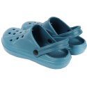 MĘSKIE KLAPKI ogrodowe/basenowe buty LEKKIE chodaki PIANKOWE NIEBIESKIE 41