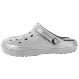 MĘSKIE KLAPKI ogrodowe/basenowe buty LEKKIE chodaki PIANKOWE SZARE 44