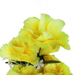 Bukiet 9 GOŹDZIKÓW w kolorze ŻÓŁTYM 54 cm