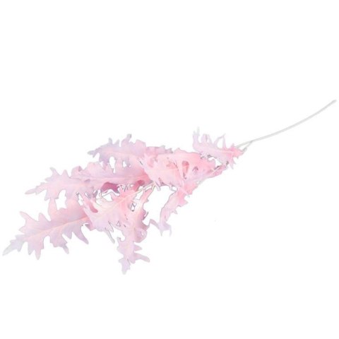 GAŁĄZKA LIŚCI DĘBU BŁOTNEGO 100 CM RÓŻOWA