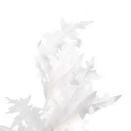 GAŁĄZKA LIŚCI DĘBU BŁOTNEGO 100 CM biała