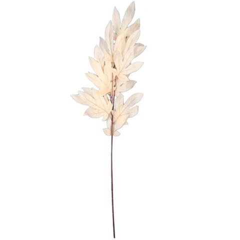GAŁĄZKA LIŚCI KLONU 97 CM KREMOWA