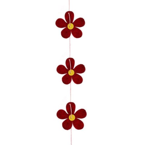 KWIATY WIOSENNE GIRLANDA 125 CM RÓŻOWE