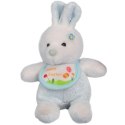 Niebieski Pluszak KRÓLIK Wielkanocny z Napisem 'Happy Easter