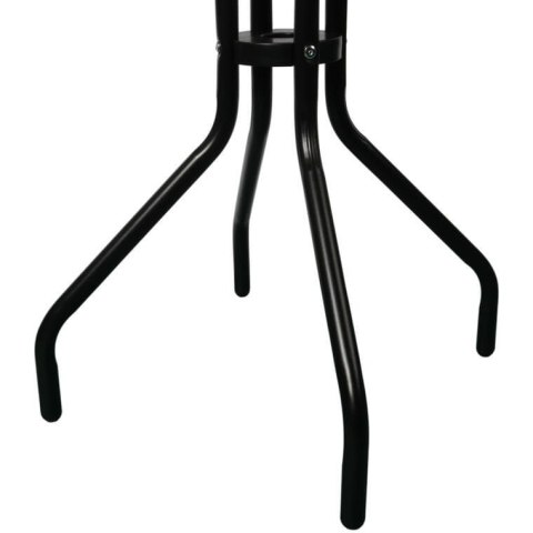 STOLIK OKRĄGŁY BISTRO OGRODOWY SZKLANY BALKONOWY 60 cm