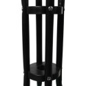 STOLIK OKRĄGŁY BISTRO OGRODOWY SZKLANY BALKONOWY 60 cm