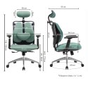 Fotel biurowy ergonomiczny ANGEL Stelio Czarny
