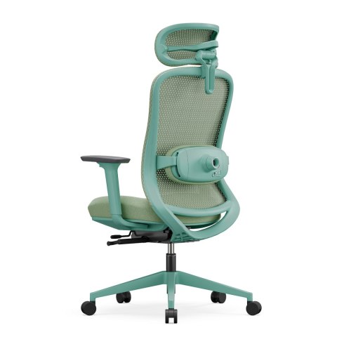 Fotel biurowy ergonomiczny ANGEL fizjO miętowy z funkcją masażu