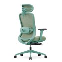 Fotel biurowy ergonomiczny ANGEL fizjO miętowy z funkcją masażu