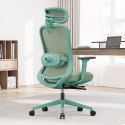 Fotel biurowy ergonomiczny ANGEL fizjO miętowy z funkcją masażu