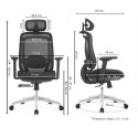 Fotel biurowy ergonomiczny Rosa 2.0 czarny ANGEL