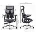 Fotel ergonomiczny ANGEL biurowy obrotowy Astro