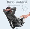 Fotel ergonomiczny ANGEL biurowy obrotowy Dakota 2.0 Grafitowy