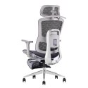 Fotel ergonomiczny ANGEL biurowy obrotowy Homer Czarno-Szary