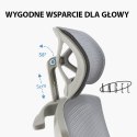 Fotel ergonomiczny ANGEL biurowy obrotowy Spino czarny