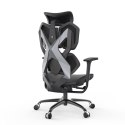 Fotel ergonomiczny gamingowy Angel Furia Black