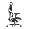 Fotel ergonomiczny gamingowy Angel Furia Black