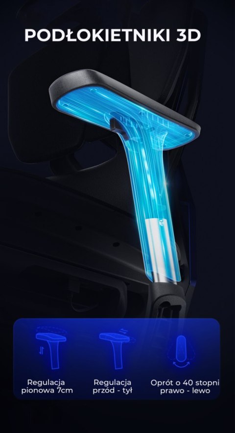 Fotel ergonomiczny gamingowy Angel Furia PRO  