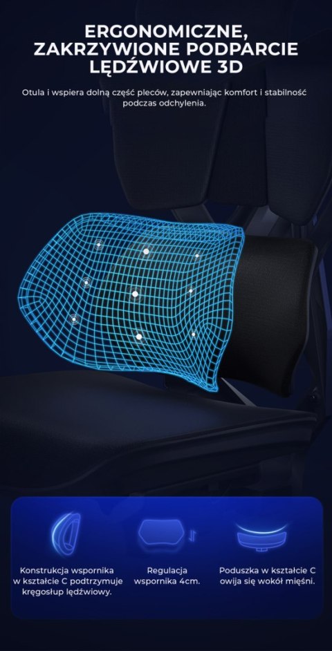 Fotel ergonomiczny gamingowy Angel Furia PRO  