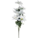 Bukiet 14 POINSECJI 44 cm KOLOR SREBRNY