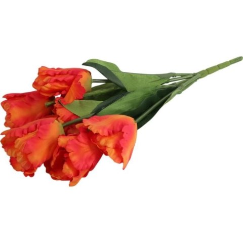 Bukiet 7 TULIPANÓW PAPUZICH 54 cm POMARAŃCZOWY