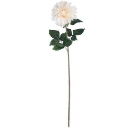 Daliia DUŻY kwiat pojedynczy KREMOWA 74 cm