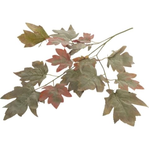 GAŁĄZKA LIŚCI KLONU 64 CM ZIELONA