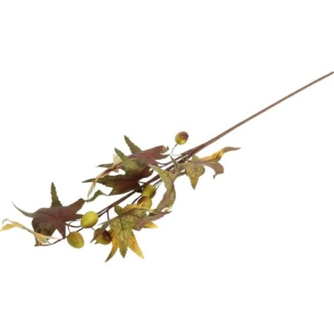 Gałązka jesienna z żołędziami 68 cm zielona