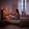 LAMPKI CHOINKOWE 200 LED KRYSZTAŁKI Z PROGRAMATOREM MULTIKOLOR FLASH 15 M