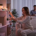 LAMPKI CHOINKOWE 200 LED KRYSZTAŁKI Z PROGRAMATOREM MULTIKOLOR FLASH 15 M