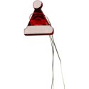 Lampki choinkowe na sznurze CZAPKI MIKOŁAJA 20 led na baterie