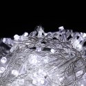 SOPLE 300 LED KURTYNA LAMPKI ZEWNĘTRZNE/WEWNĘTRZNE FLASH ZIMNY BIAŁY PROGRAMATOR 9 M