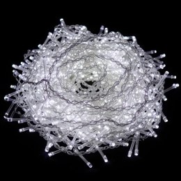 SOPLE 500 LED KURTYNA LAMPKI ZEWNĘTRZNE IP44 BIAŁE ZIMNE FLASH 15 M