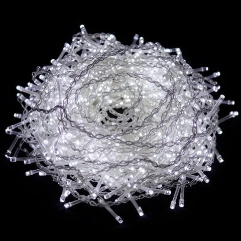 SOPLE 500 LED KURTYNA LAMPKI ZEWNĘTRZNE IP44 BIAŁE ZIMNE FLASH 15 M