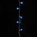 SOPLE 500 LED KURTYNA LAMPKI ZEWNĘTRZNE IP44 NIEBIESKA +FLASH ZIMNY BIAŁY 15 M