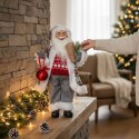 ŚWIĘTY MIKOŁAJ świąteczny FIGURKA skandynawski DEKORACJA ozdoba 48cm