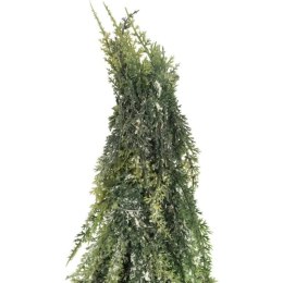 Sztuczne drzewko CHOINKA OŚNIEŻONA W JUCIE 50 CM